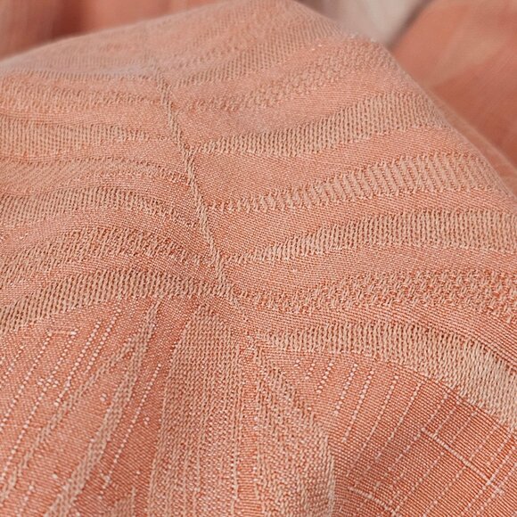 Hawaiian Island Style Shirt Orange Botanical Palm Leaves Comfy Relaxed Men's XL - Picture 8 of 14